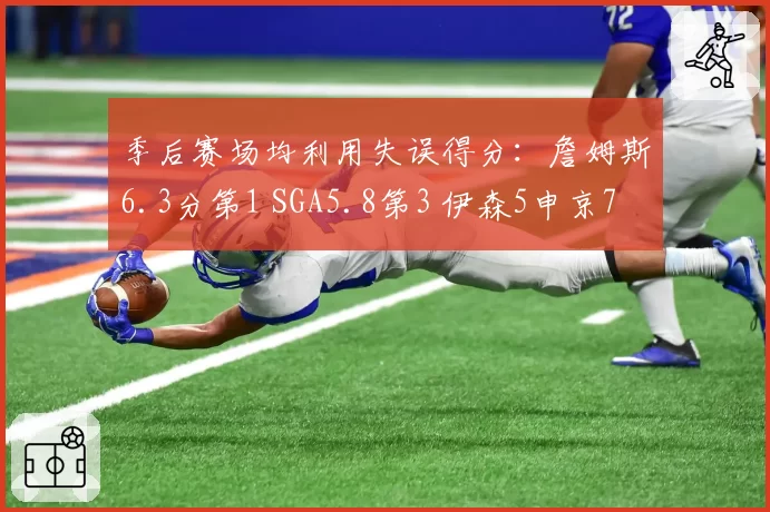 季后赛场均利用失误得分：詹姆斯6.3分第1 SGA5.8第3 伊森5申京7